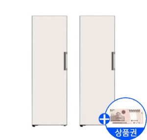 [LG]오브제컬렉션 냉장고384L+냉동고321L(글라스 베이지)