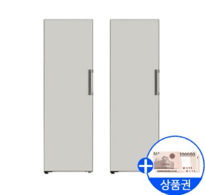 [LG]오브제컬렉션 냉장고384L+냉동고321L(메탈 그레이)