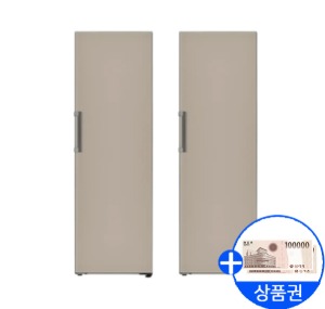 [LG]오브제컬렉션 냉장고384L+김치냉장고324L(클레이브라운)