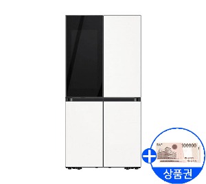 [삼성] 비스포크 키친핏 4도어 냉장고 596L(새틴화이트)